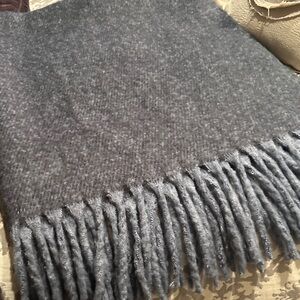 Pottery Barn Soft Navy Throw Blanket